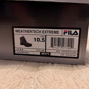 Fila Gray Snow Boots 10.5